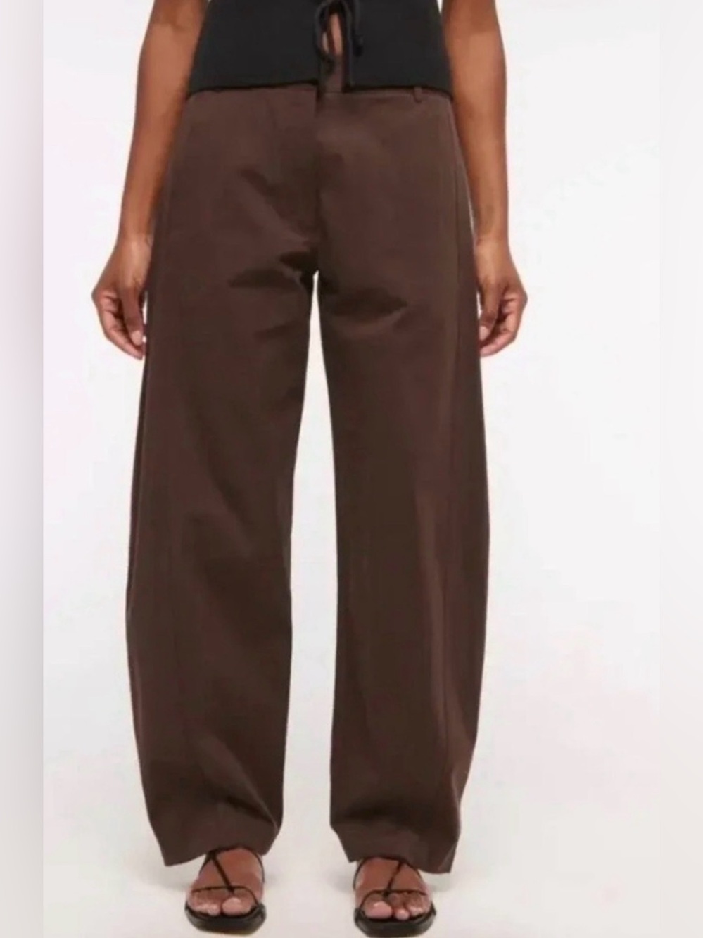 Mid-Rise Barrel Pant